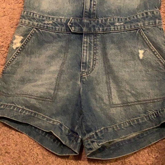 COPY - 𝅺DL1961 Denim Hannah Romper - Cosmic Wash - S - Picture 6 of 6